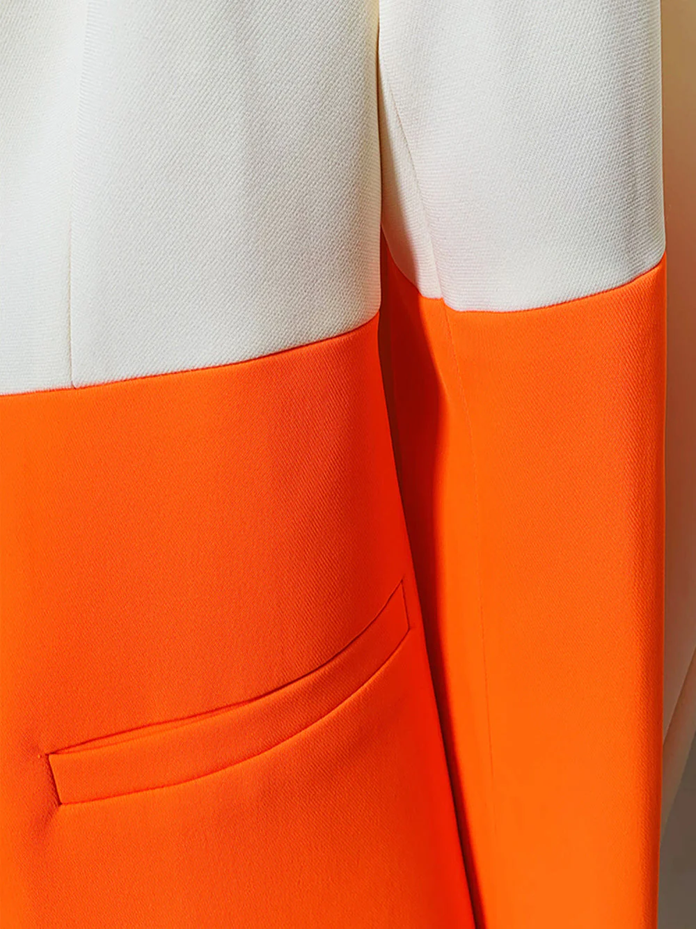 PETELE Blazer & Pants Set In Orange - Image 11