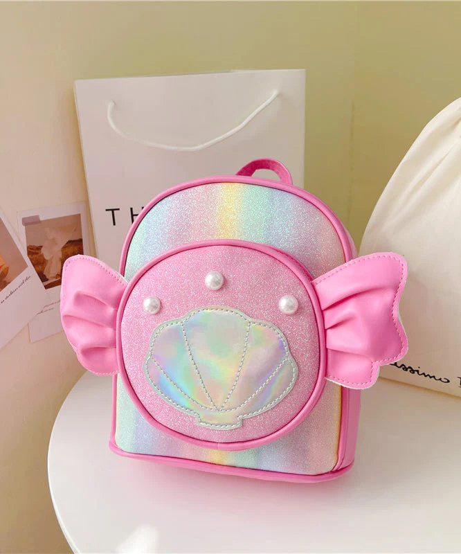 Pink Princess Sparkling Children's Backpack Bag - Image 3