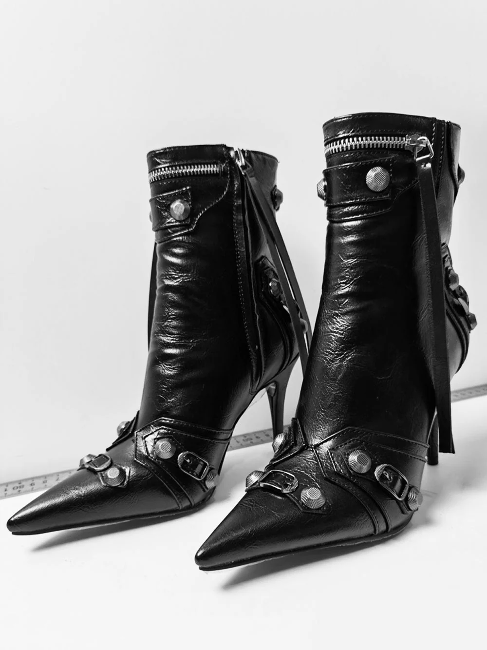 Pointed Toe Ankle Boots - Image 4