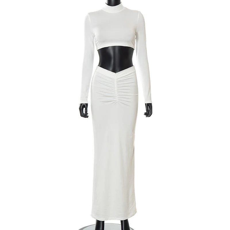 Pretty Time Ruched Two-Piece Set - Image 3