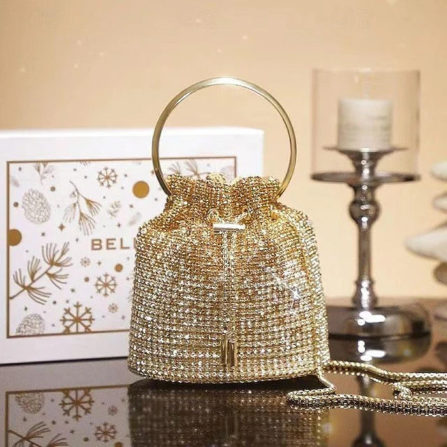 PU Bag Chain Clutch Evening Wedding Leather Party - Image 10