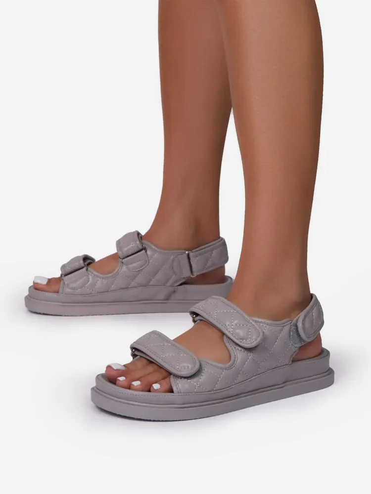 PU Double Velcro Sandals - Image 11