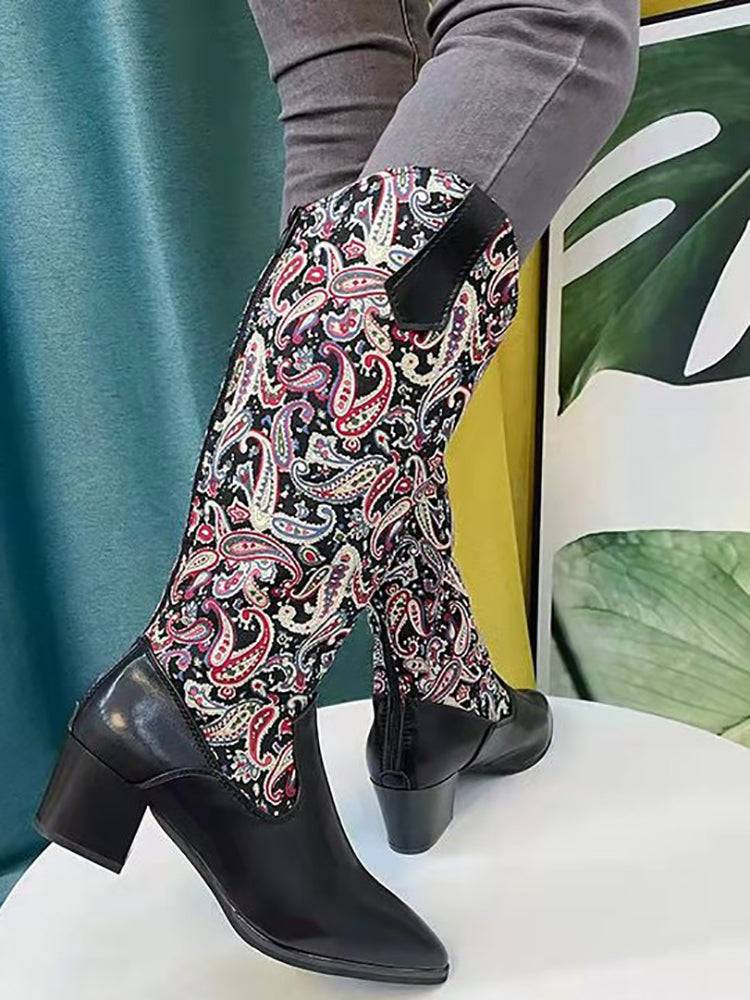PU Leather Heel Boots - Image 3