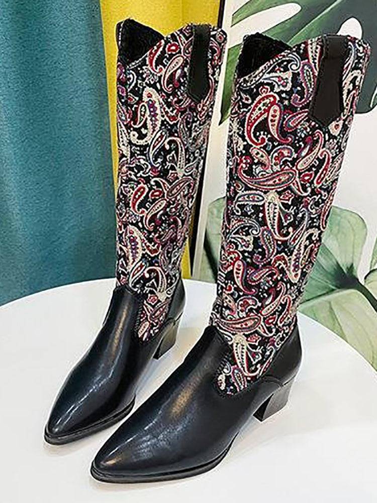 PU Leather Heel Boots - Image 4