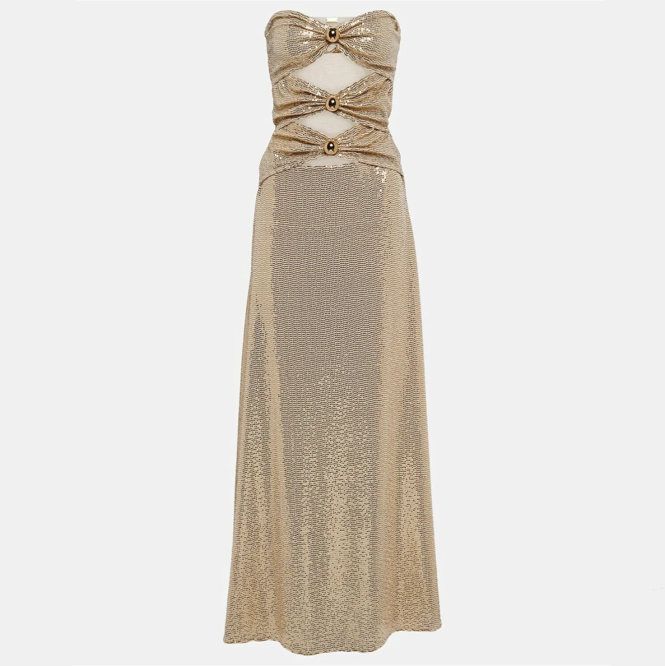 Radiance Obsession Cutout Off Shoulder Maxi Dress - Image 12