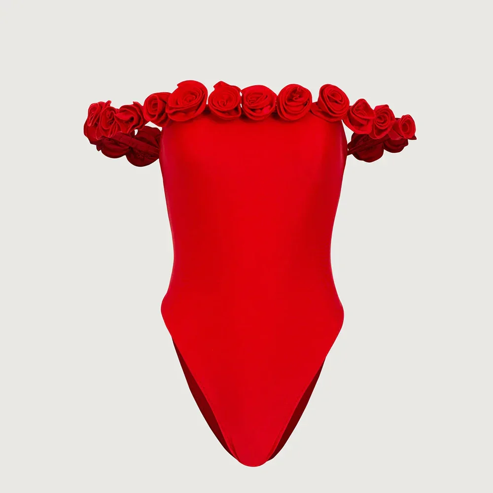 Radiant Bliss Off Shoulder One Piece - Image 9
