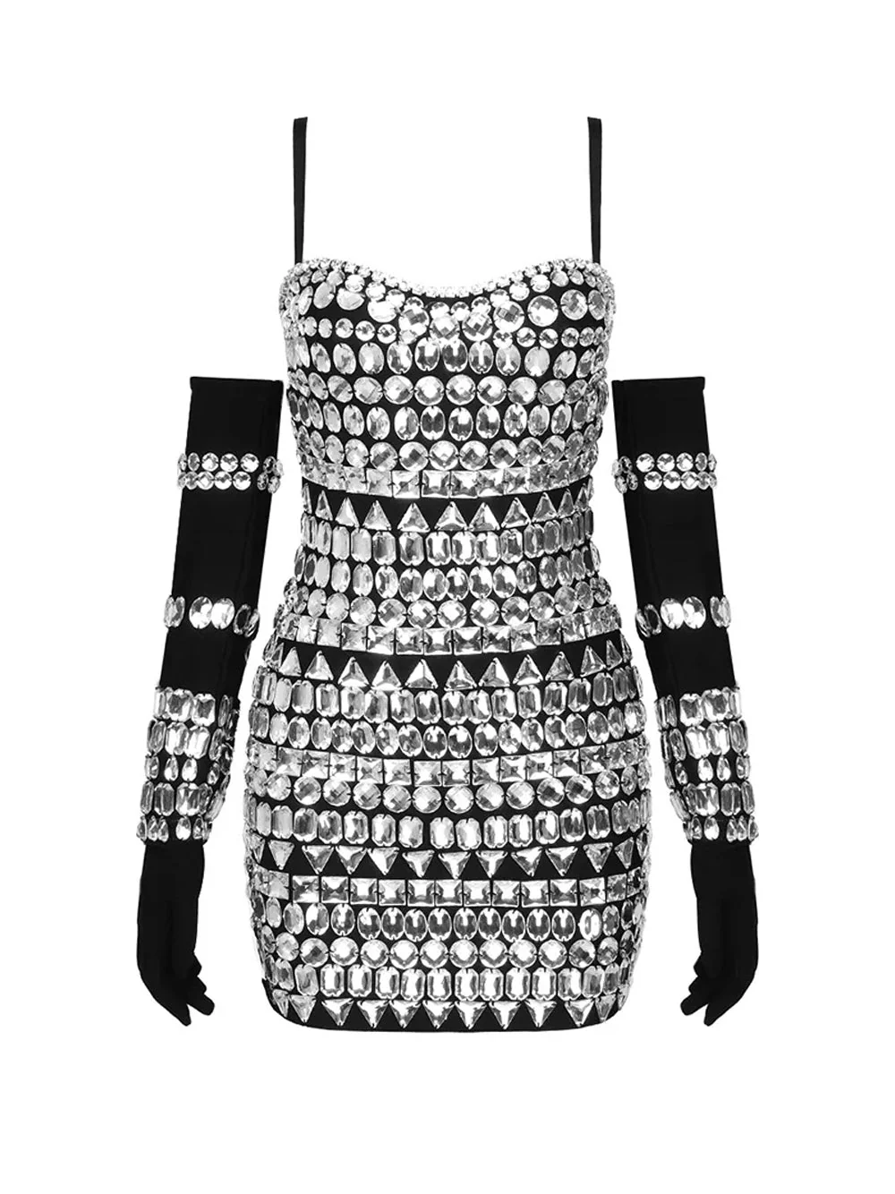 RAYE Embroidered Mini Dress - Image 4