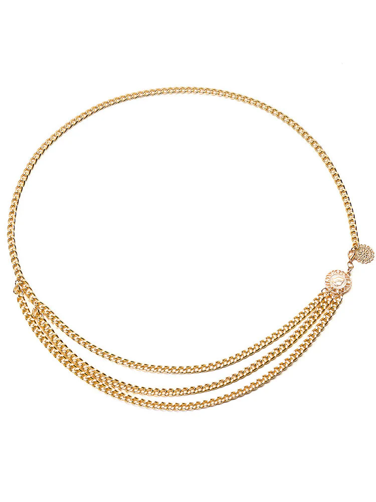 Retro Chain Waist Belt - Image 4