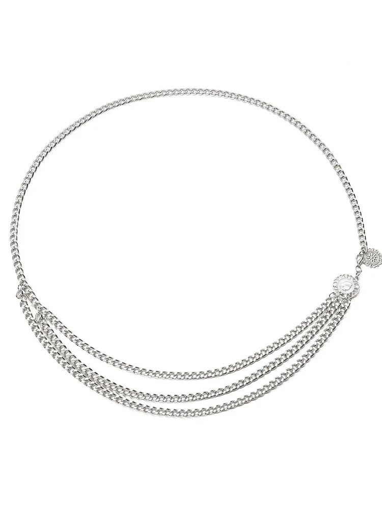 Retro Chain Waist Belt - Image 7