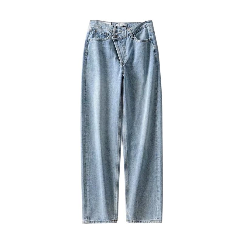 Rodeo Asymmetric Straight Leg Jeans - Image 8