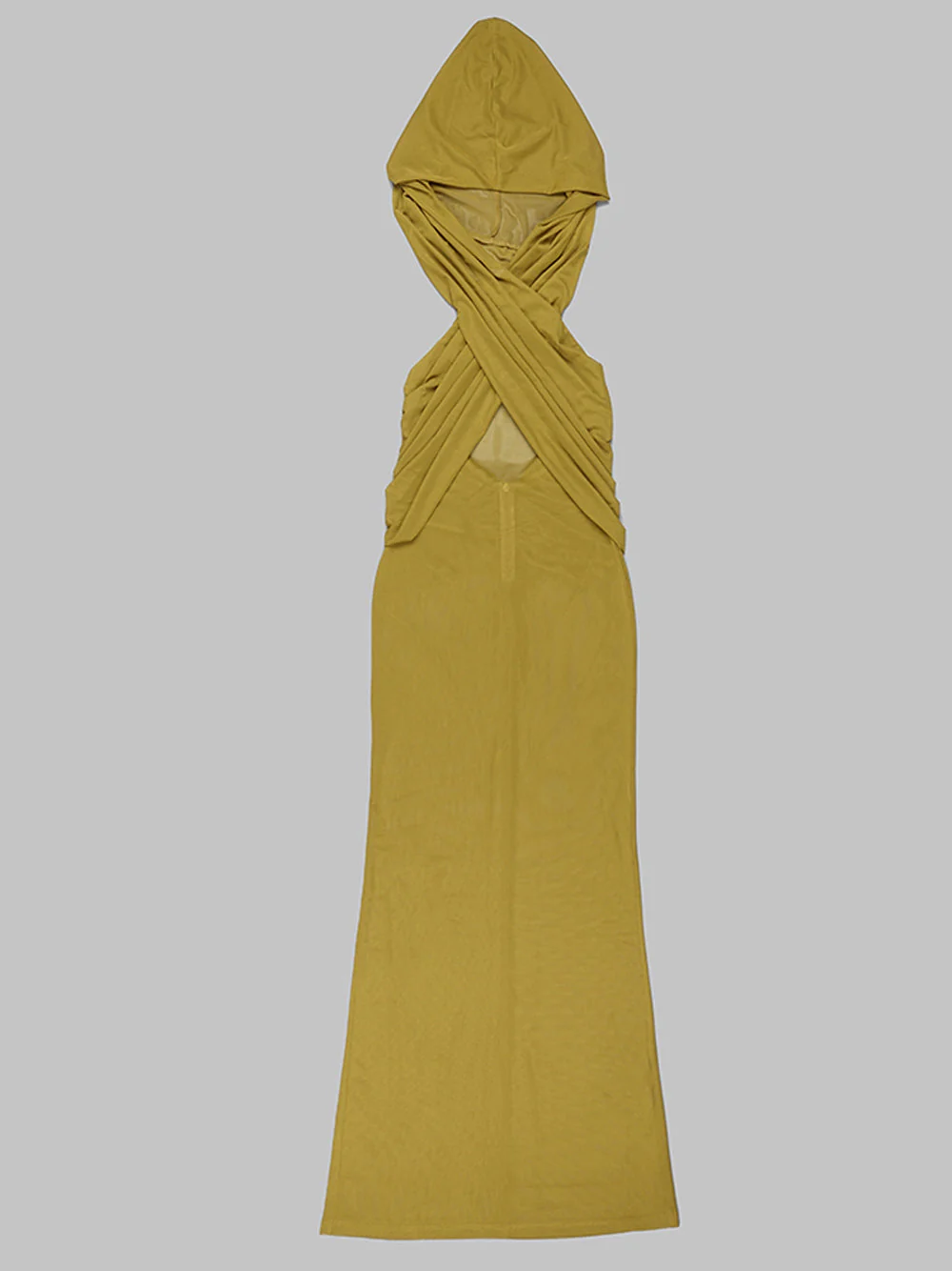 SANNE Hooded Sheer Maxi Dress - Image 5