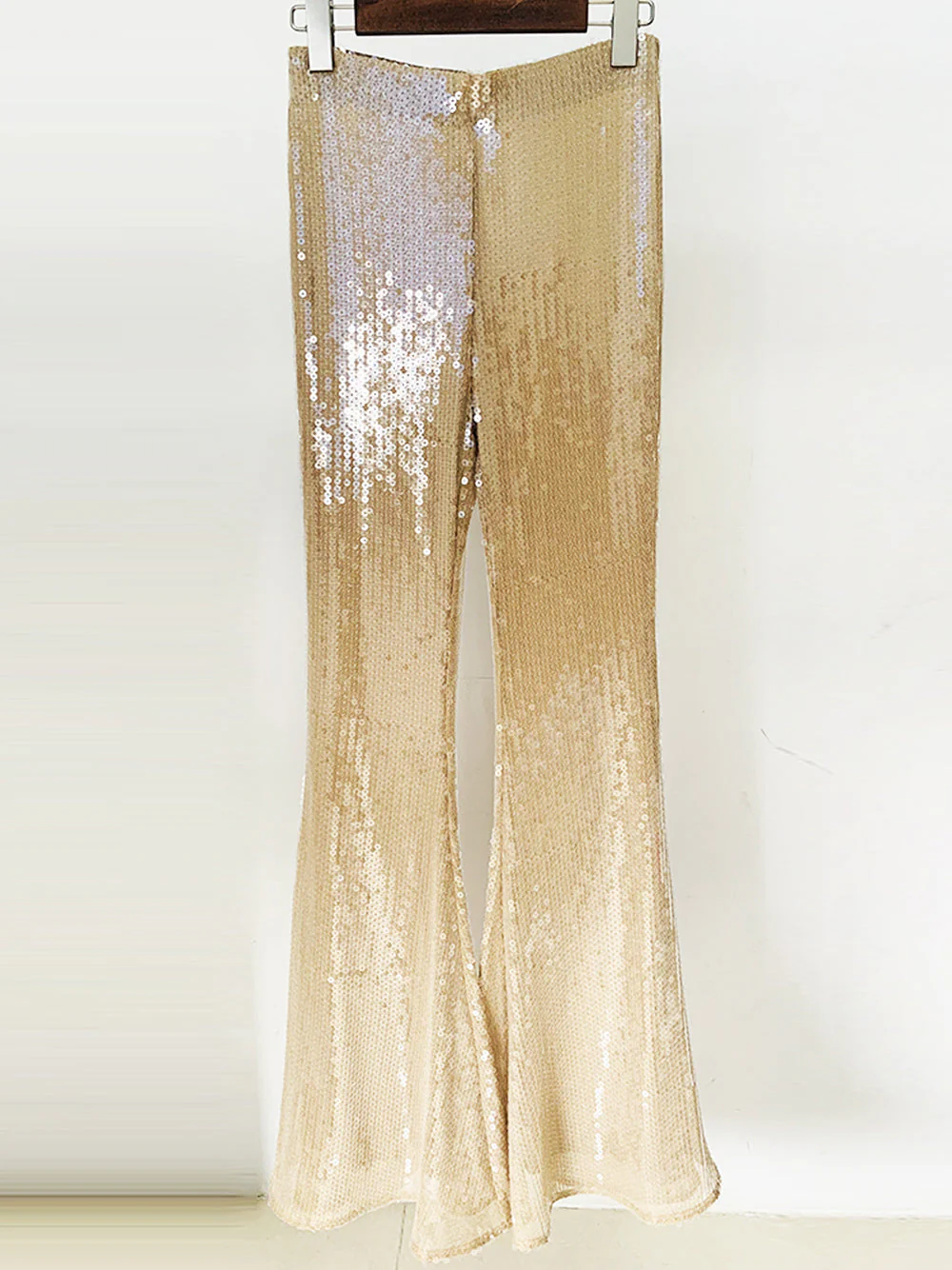 SEKA Sequin Flared Trousers - Image 2