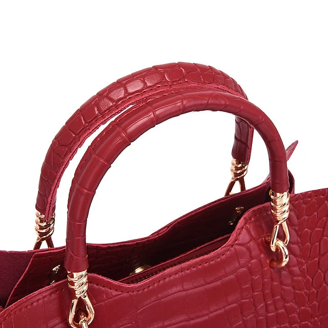 Set Leather Purse Going Bag PU Pcs Office 3 out - Image 10