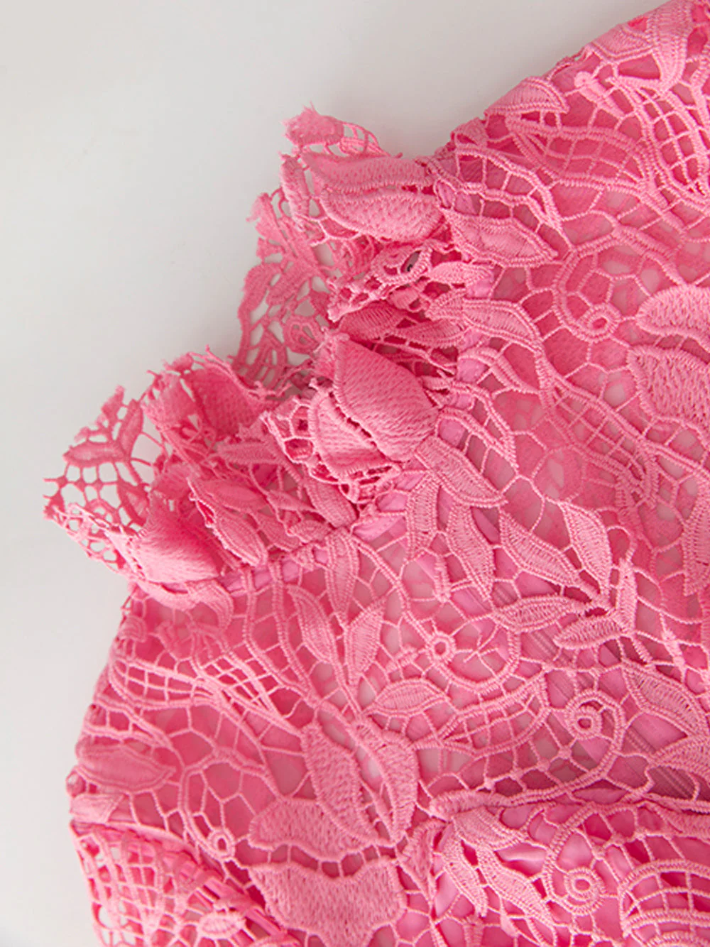 SETAI Lace Maxi Dress in Pink - Image 3