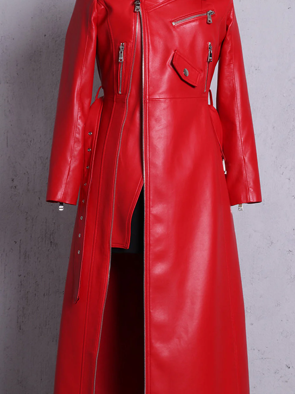 SHANE Leather Maxi Dress - Image 11