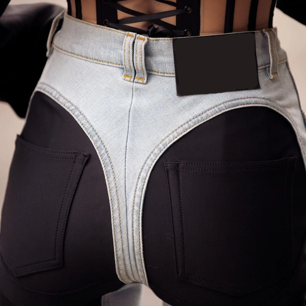 Shift Wave Paneled Slim-Fit Jeans - Image 2