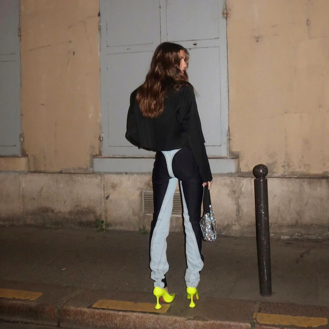 Shift Wave Paneled Slim-Fit Jeans - Image 4