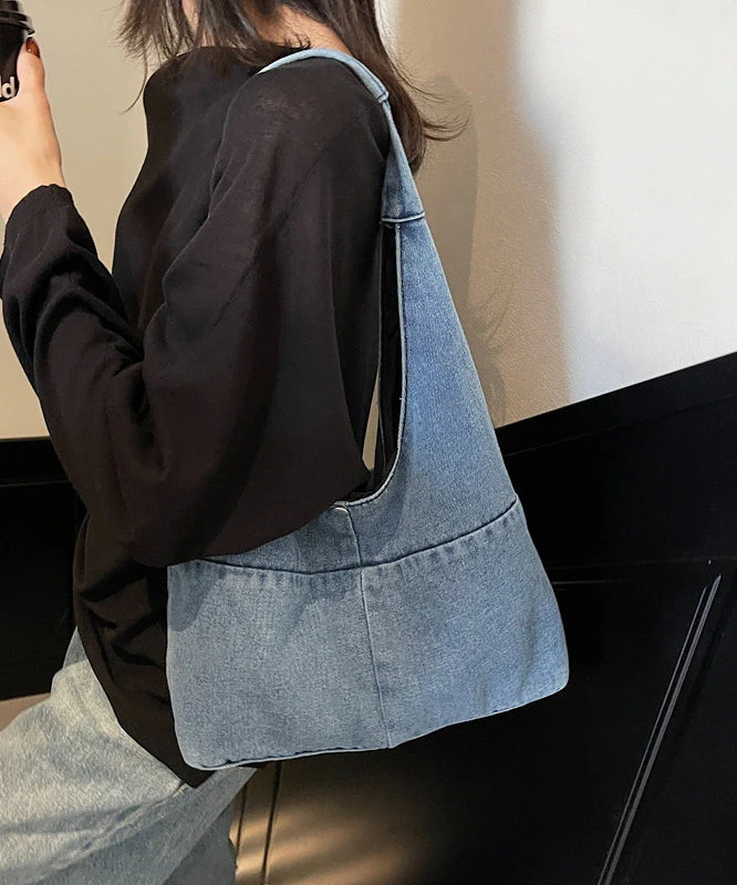 Shoulder Casual Capacity Denim Large Bag Versatile - Image 4
