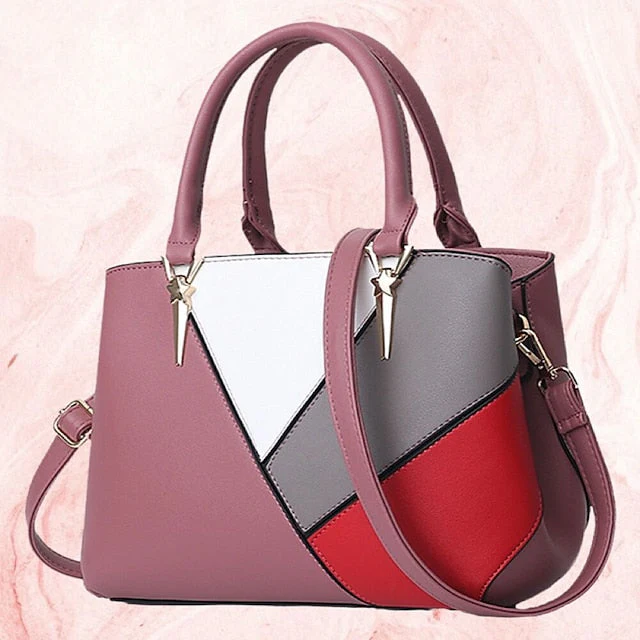 Shoulder Diaper Handbag PU Bag Tote Leather - Image 15