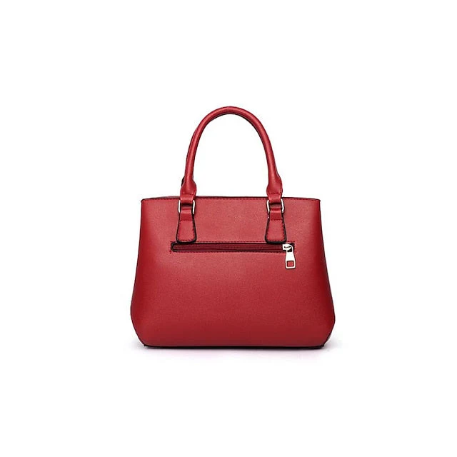 Shoulder Diaper Handbag PU Bag Tote Leather - Image 4