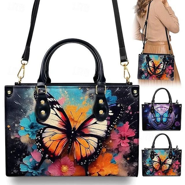 Shoulder Handbag Boston PU Bag Crossbody - Image 2