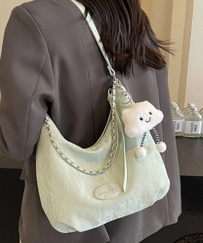 Shoulder Solid Leather Bags Calf White Durable - Image 2