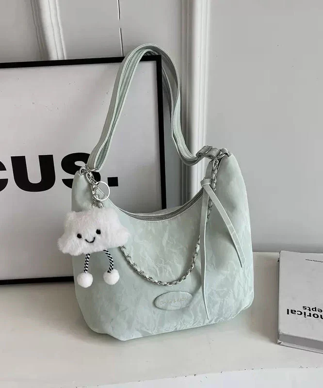 Shoulder Solid Leather Bags Calf White Durable - Image 5