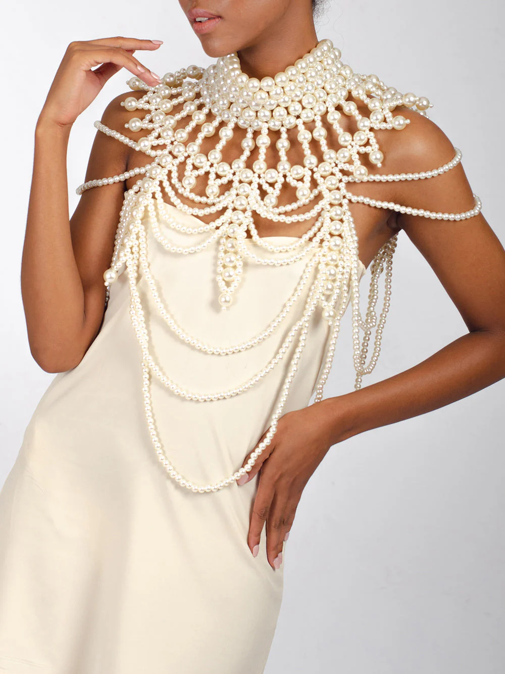Simulated Pearl Body Chain - Image 15