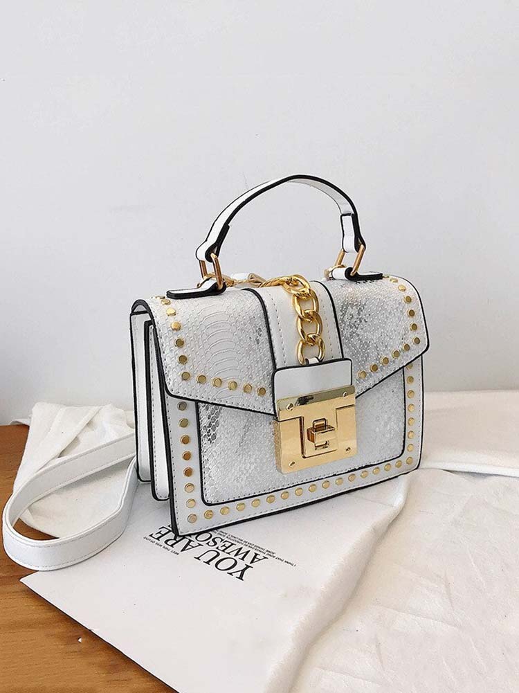 Snake Pattern Crossbody Bag - Image 10