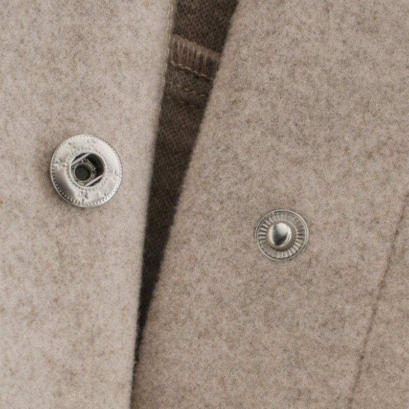 Soft Glam Loose Pocket Woolen Shirt - Image 6