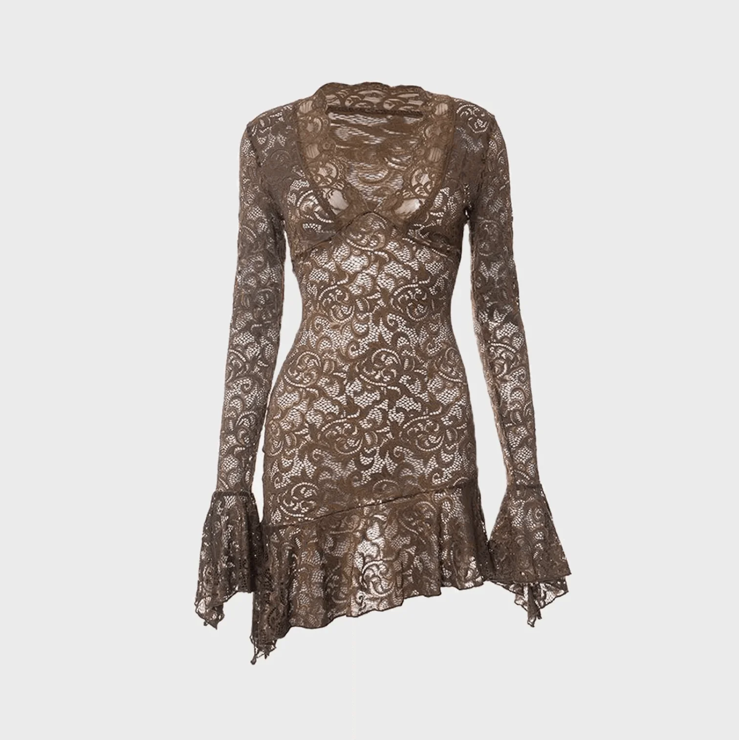 Solo Harmony Lace Mini Dress - Image 9