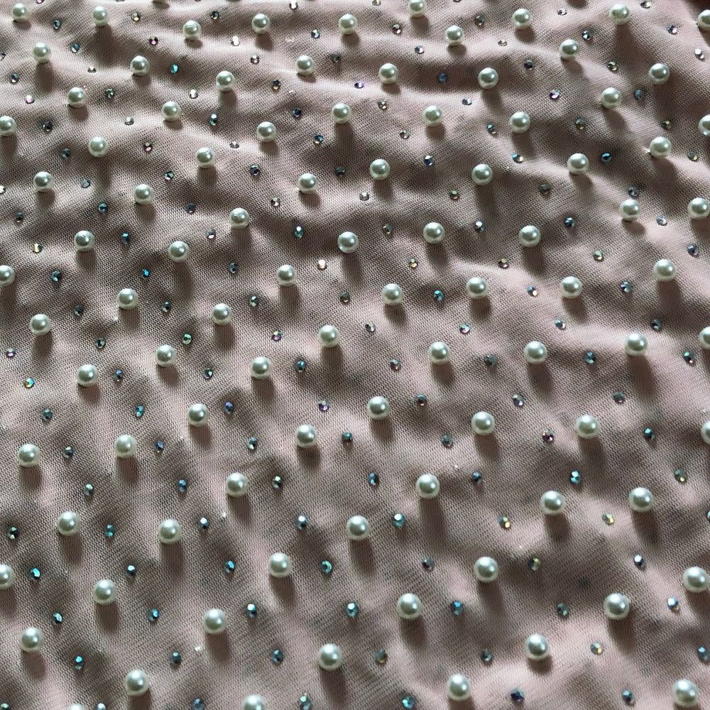 Song Of Pearl Long Sleeve Mesh Crop Top - Image 9