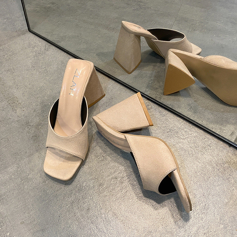 Square Toe Pumps High Heel - Image 13