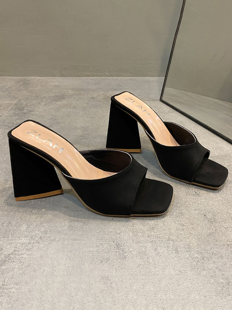Square Toe Pumps High Heel - Image 9