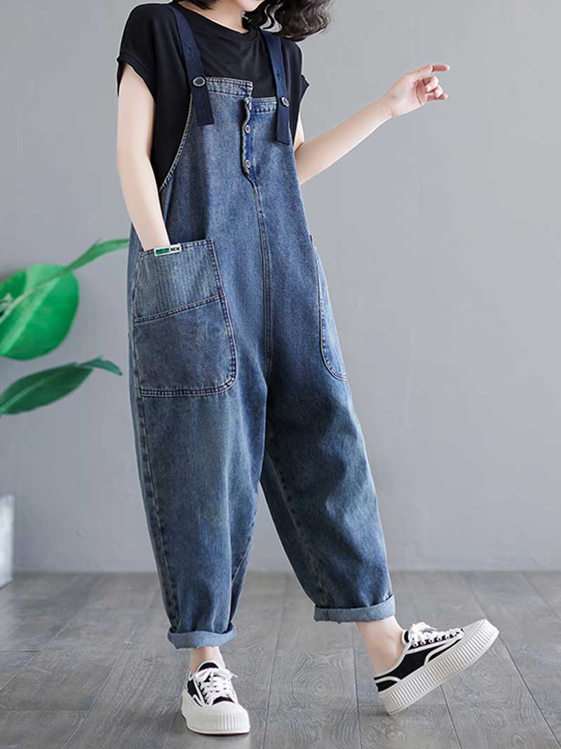 Story Teller Denim Overall Dungarees - Image 4