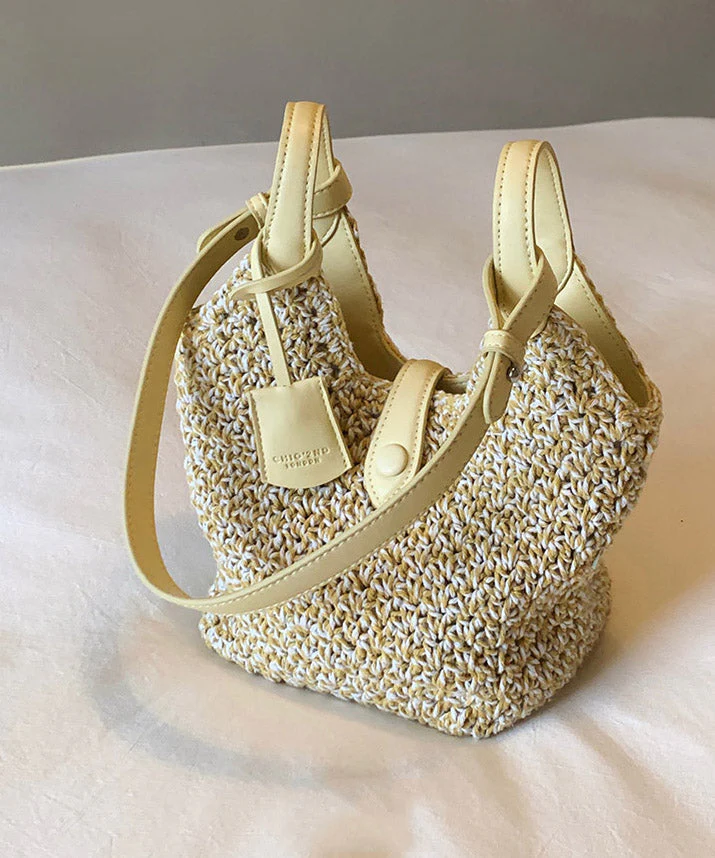 Straw Shoulder Bag Bohemian Woven Versatile - Image 5