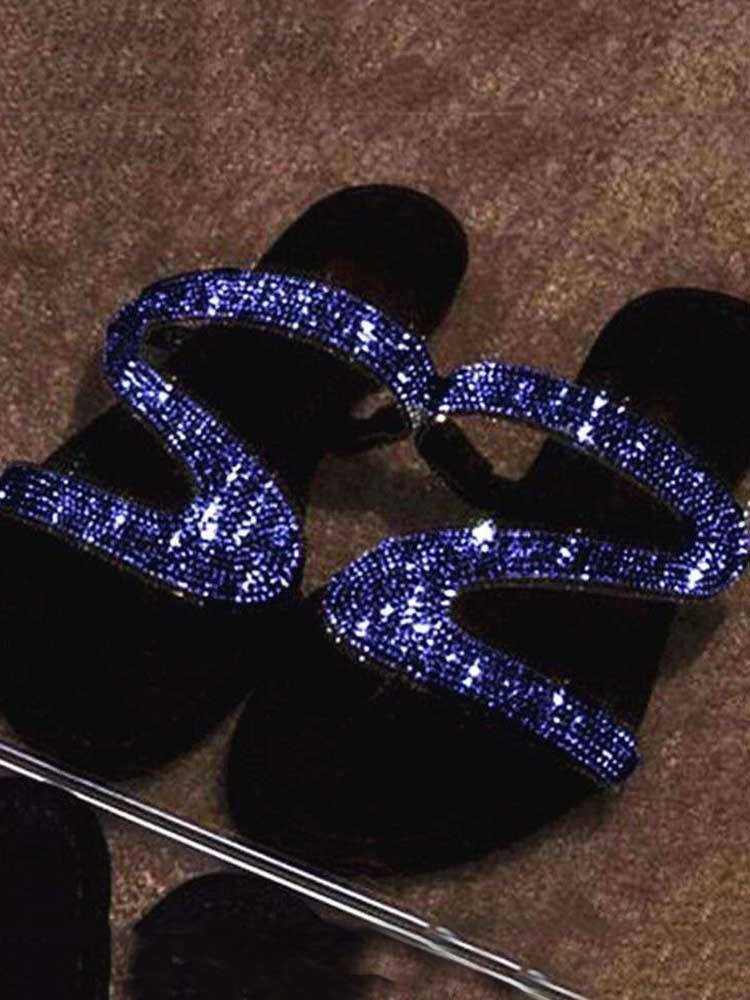 Hot Drill Sequined Slipper - Image 6