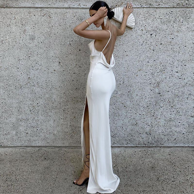 That's Vogue Satin Slit Maxi Dress - Image 2