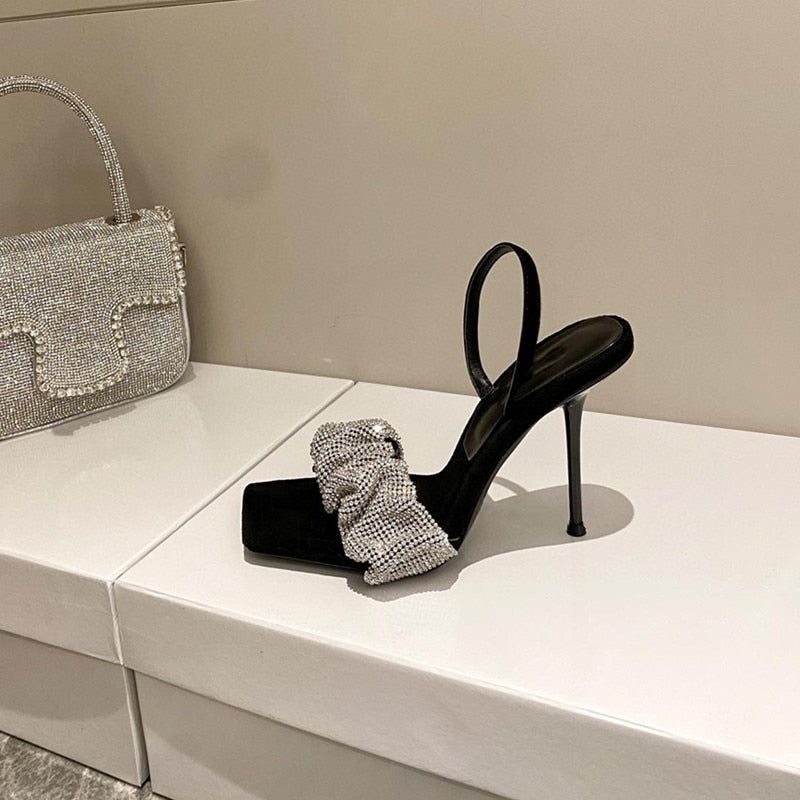 The Glam Girl Scrunchie Embellished Sandals - Image 6