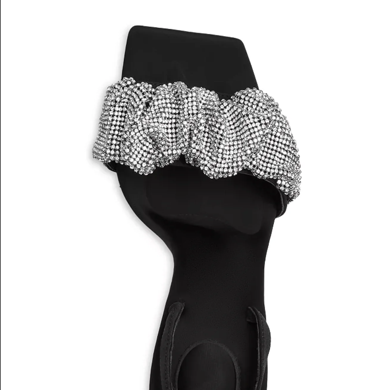 The Glam Girl Scrunchie Embellished Sandals - Image 8
