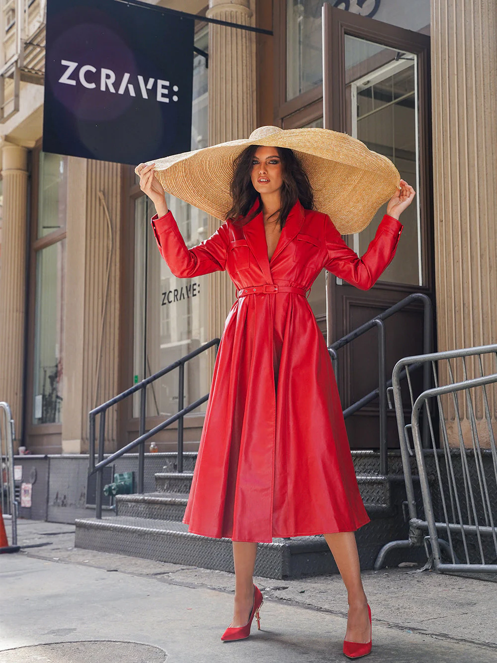 THERESA Oversized Straw-Hat - Image 2