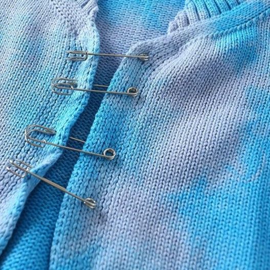 Time For Fun Safety Pin Knitted Cardigan - Image 15