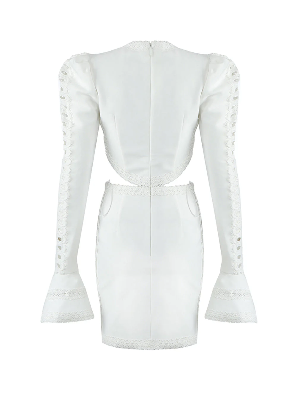 Two Piece Lace Skirt Set - Image 4