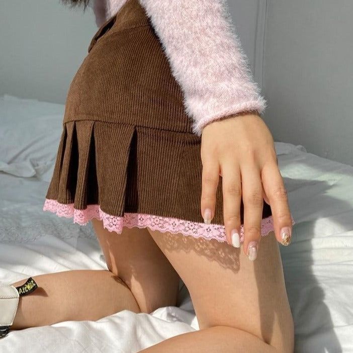 Ultimate Party Ruffle Pleated Mini Skirt - Image 3
