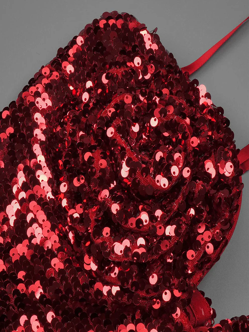 UMMA Sequins Maxi Dress in Red - Image 9