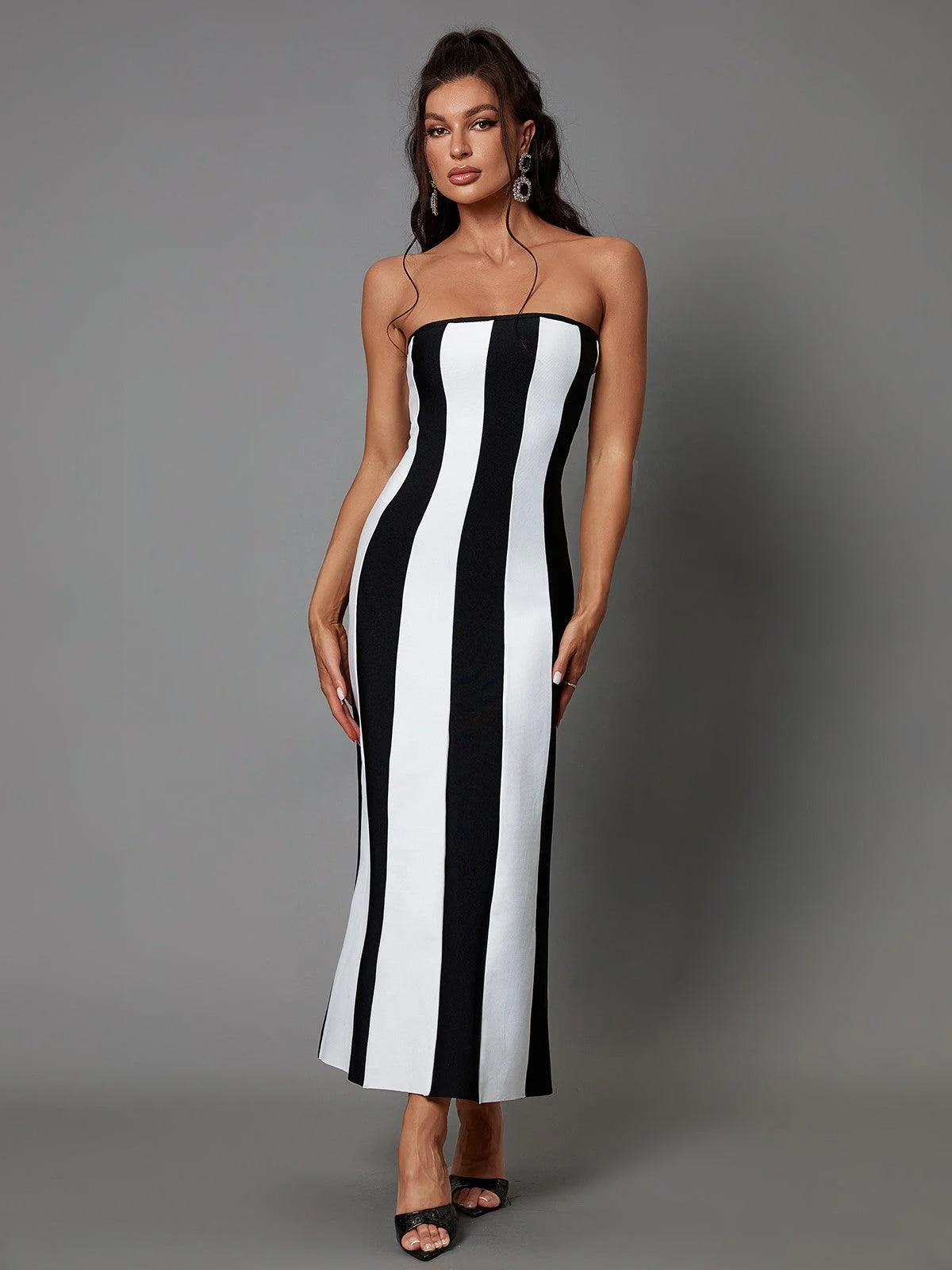 Vashti Strapless Bandage Maxi Dress - Image 2