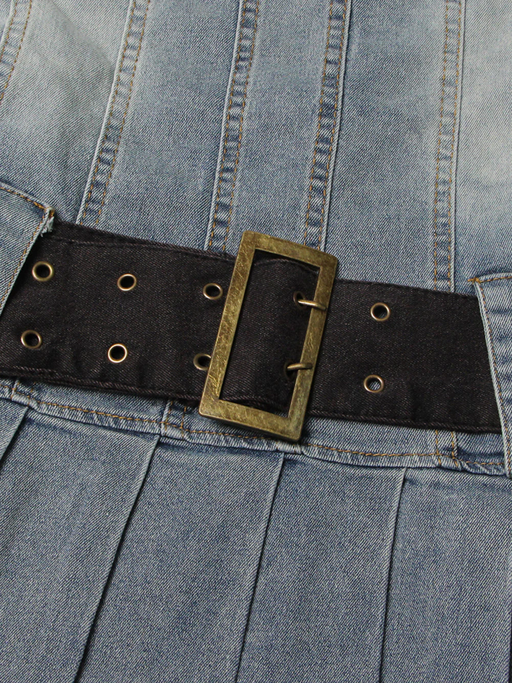 VILAGE Denim Dress - Image 6