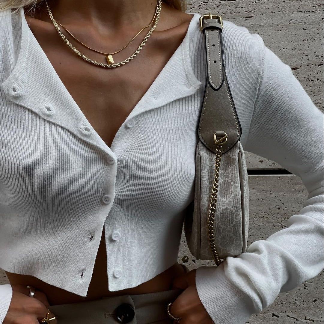 Want It Crop Cardigan - Image 2