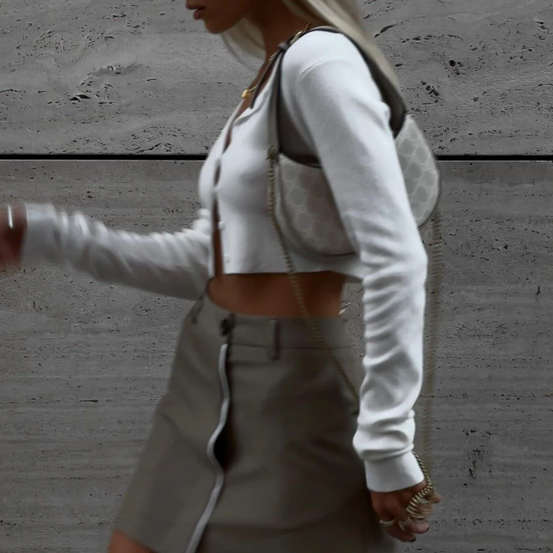 Want It Crop Cardigan - Image 5