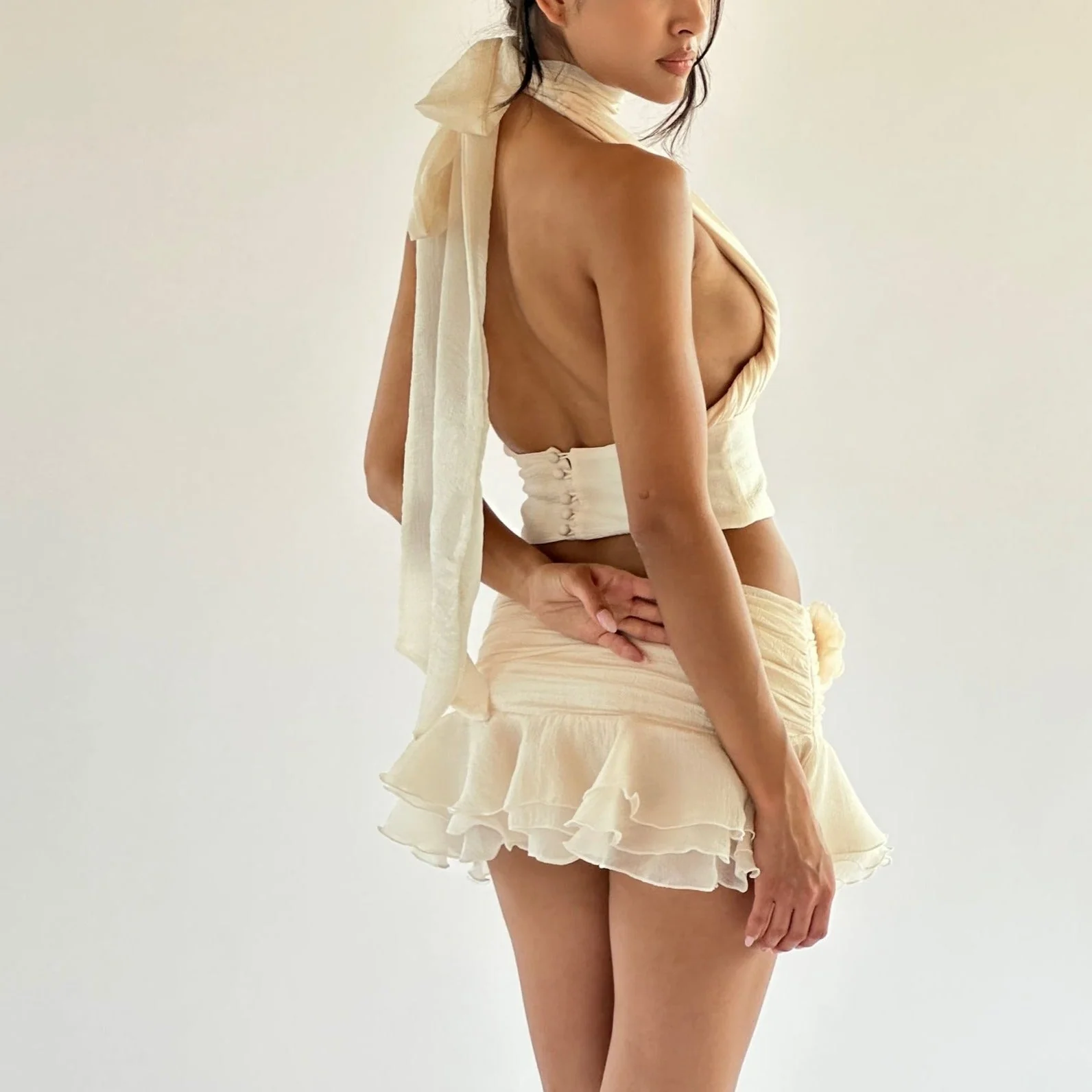 Whispered Bliss Ruffled Two-Piece Set - Image 12